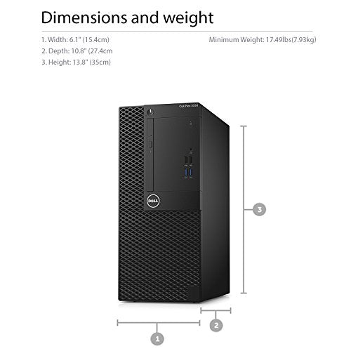 Dell Optiplex 3050 Tower Desktop - 7th Gen Intel Core i5-7500 Quad