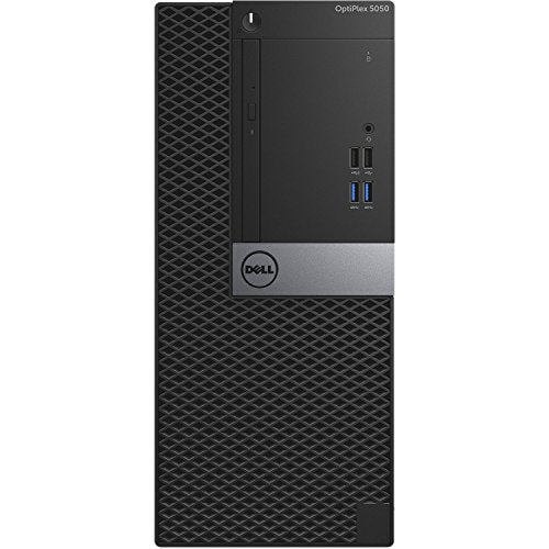 Dell Optiplex 5050 Tower Desktop - 7th Gen Intel Core i5-7500 Quad-Core Processor up to 3.8 GHz, 8GB DDR4 Memory, 256GB SSD + 3TB SATA Hard Drive, Intel HD Graphics 630, DVD Burner, Windows 10 Pro
