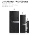 Dell Optiplex 7050 Tower Desktop - 7th Gen Intel Core i7-7700 Quad-Core Processor up to 4.2 GHz, 64GB DDR4 Memory, 256GB SSD + 8TB SATA Hard Drive, Intel HD Graphics 630, DVD Burner, Windows 10 Pro